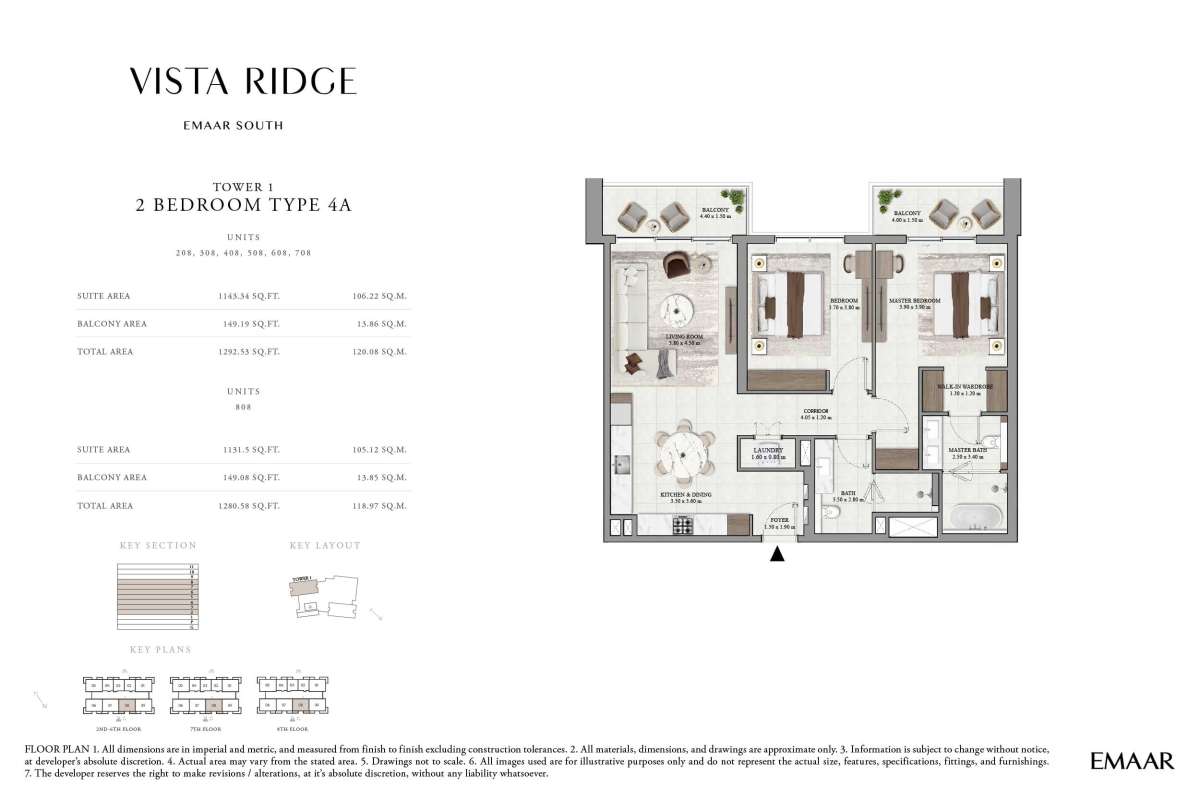 2nd To 8th Floor (Type 4A, Unit 208-808)